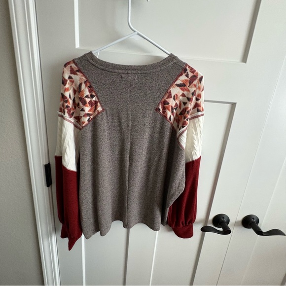 Maurices, ladies, medium, long sleeve, top. School, Teacher, work, casual, cozy. - Picture 4 of 4